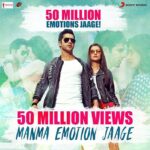 Kriti Sanon Instagram - Woaahhhh! 50million on #manmaemotion ! Thank you for pouring so much love and for loving this song as much as i do! 😁 @varundvn