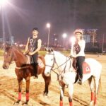 Kriti Sanon Instagram – Horse riding sessions!! @sushantsinghrajput #Raabta 🏇🏇