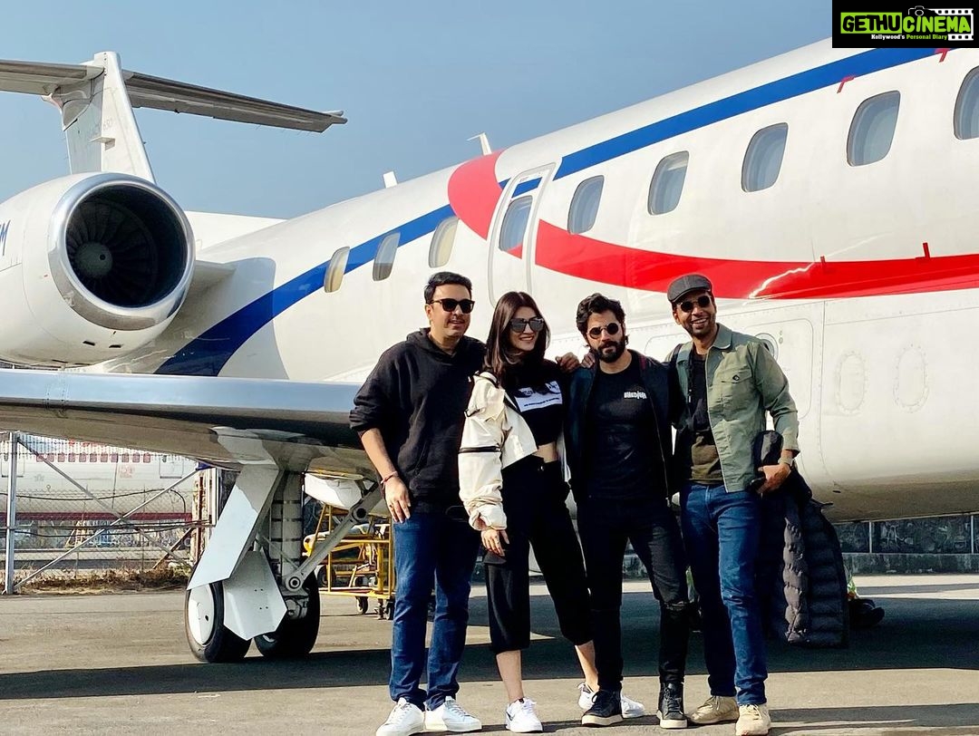 Kriti Sanon Instagram - #BHEDIYA arrives in Arunachal Pradesh! 🐺 🐺 @varundvn @nowitsabhi #DineshVijan @maddockfilms