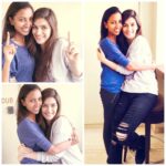 Kriti Sanon Instagram - Soul sisters! ❤️ so glad i met u on Dilwale! Love you Vidhi! 😘 @vidhighodgaonkar
