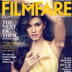 Kriti Sanon Instagram - My first ever filmfare cover!! Thank u @jiteshpillaai and ashwini.. Clicked by #AbhaySingh and styled by @sonaakshiraaj 💃😁
