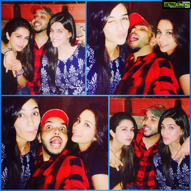 Kriti Sanon Instagram - It was so amazing meeting the craziestttt person i kno-- @shaanmu ! And ofcourse my loveliest @sonaakshiraaj !! So much of catching up.. So much still left! Next time we hav to meet for longer! Lol! πππ