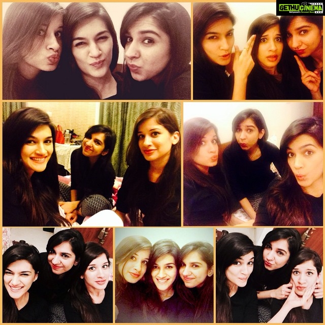 Kriti Sanon Instagram - Fun sleepover with my girlies after soooooo long!!!πππβΊοΈ love you guyss!!!