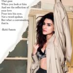 Kriti Sanon Instagram - If you’ve ever felt it, you’d know what I’m talking about.. 💜💜 #BeMyPoetry #JustScribbling #PoeticSoul