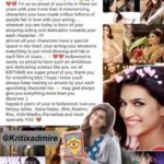 Kriti Sanon Instagram – Had to repost this one.. This is so heartwarming❤️! Thank you guys.. to each fanclub for making such lovely edits, collages, videos.. the effort you guys put in makes my heart smile! 💞💖☺️☺️🤗
Thank you for being there in this magical journey of mine.. stay with me.. the ride’s just begun! 💁🏻‍♀️🥳🤪