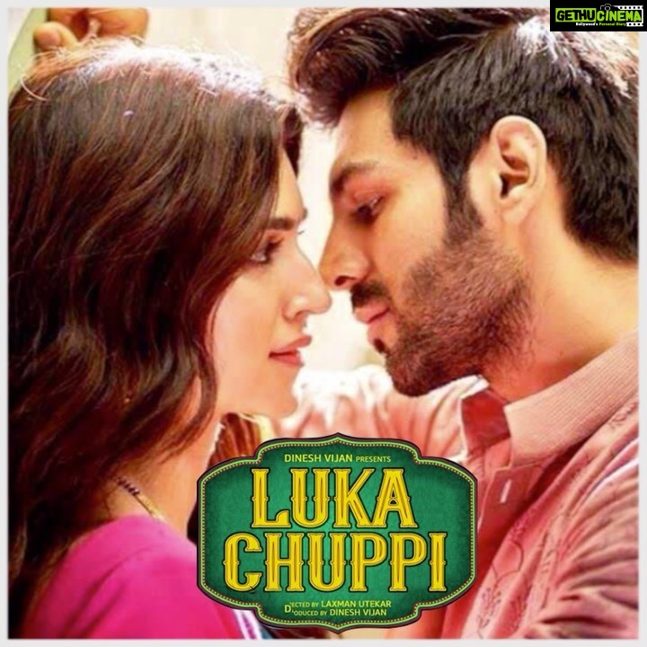 Kriti Sanon Instagram - Guddu-Rashmi 💞 #1YearOfLukaChuppi @kartikaaryan @laxman.utekar @maddockfilms