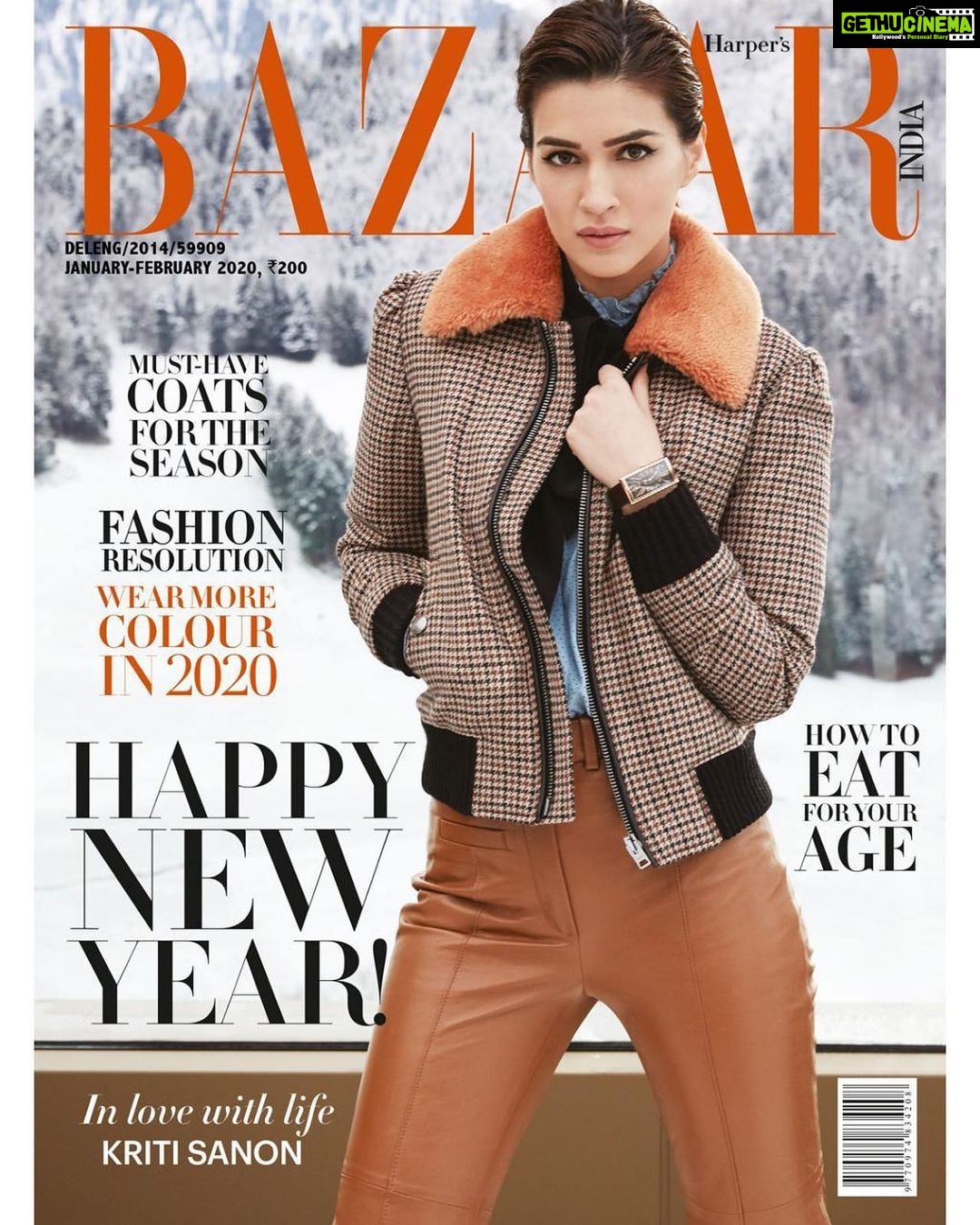 Kriti Sanon Instagram - Harpers Bazaar Jan-Feb 2020 ❄️☃️💃🏻 Kickstarting 2020 in a super stylish way! 💋 Clothes: Coach (@coach ) Editor: Nonita Kalra (@nonitakalra ) Creative director: Yurreipem Arthur (@yurreipem) Photographer: Alan Gelati (@alangelati) Fashion director: Edward Lalrempuia (@edwardlalrempuia) Fashion editor: Smridhi Sibal (@smridhisibal) Consulting editor, digital: Ravneet Kaur Sethi (@ravneetkaurr) Makeup and hair: Bianca Hartkopf (@biancahartkopf) at Nina Klein Management (@ninakleinagency) Actor's reputation management company: Raindrop Media (@media.raindrop) Location courtesy: Bürgenstock Resort, Switzerland (@buergenstockresort