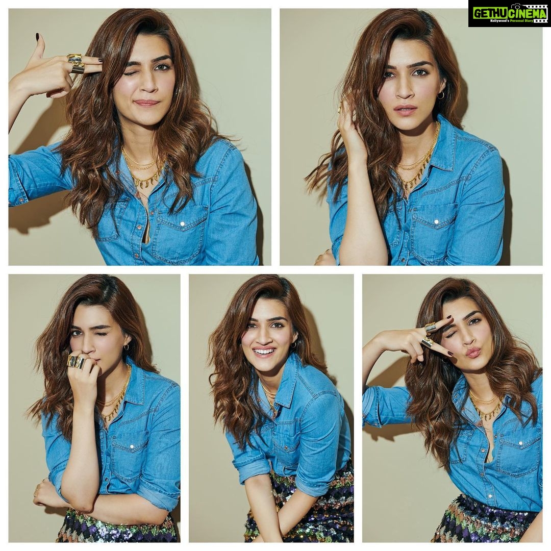 Kriti Sanon Instagram - Many moods..! 💕💁🏻♀️ Today for @iams_india launch event 🐶!! Styled by @sukritigrover Necklace- @paromapopat Rings- @valliyan Make up @heemadattani Hair @gohar__shaikh 📸 @kunalgupta91