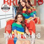 Kriti Sanon Instagram - Twinning with my forever favorite!! ❤️❤️ the one with me for all shades of life.. @nupursanon 🌈 😍😘 Have a colourful Sunday everyone! @htbrunch