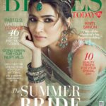 Kriti Sanon Instagram - Bride’s Today August issue!! On stands now! 👰🏻 👰🏻 @bridestodayin Outfits and styled by @taruntahiliani Photographer: Tarun Vishwa Hair: @aasifahmedofficial Makeup: @adrianjacobsofficial Editor: @nonitakalra