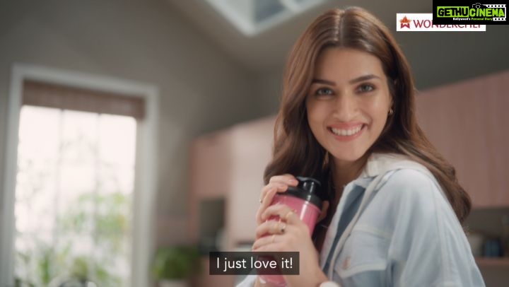Kriti Sanon Instagram - Guess who's @kritisanon new #BFF!π€ - βThe one who never leaves my side.βΊοΈ Meet Wonderchef Nutri-blend, my favorite mixer-grinder which keeps me healthy and fresh all day long. I make everything in it - from yummy smoothies and salad dips to my favorite juices and shakesπβ You too can stay fit with Wonderchef Nutri-blend. π ππ» Go to the link www.wonderchef.com/collections/nutri-blend and use code πππππππππ for extra discountsπ for limited time only!! #kritisanon #cookware #kitchenappliances #nutriblend #wonderchef #smoothies #healthyjuices #aajkiwonderwoman #smoothieonthego #siponthego #cookingmom #powerfulblender #smoothielover #smoothietime #blendergrinder #freshspices #homemademasala #garammasala #wonderchefproducts #homecooking #kitchenessential #foodprep #mealprepping #mixergrinder #instachef #cookingathome #sanjeevkapoor #wondercheflife