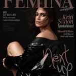 Kriti Sanon Instagram - Flirting with the camera on Femina’s latest issue!!🖤 My first motion cover 😉💃🏻 #CoverGirl #Repost @feminaindia ・・・ Say hello to bombshell @kritisanon, who’s slayin’ it on our latest digital cover! Editor: @tanyachaitanya27 Stylist: @prachitiparakh Senior Creative Director: @meeteshtaneja Photographer: @jatinkampani Hair: @aasifahmedofficial Makeup: @adrianjacobsofficial Outfit: Glazed Oversized Jacket by Label Parnika