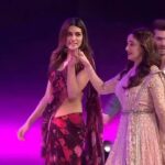 Kriti Sanon Instagram - And this moment will always be close to my heart! ❤️❤️ when my heart went “DhakDhak” dancing with her on this song.. @madhuridixitnene ma’am😍❤️🤗 #DanceDeewane