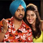 Kriti Sanon Instagram - Ek toh hum punjabi, upar se cute! 🤣😂 @diljitdosanjh (Couldn’t stop myself from writing this caption..haha🤣) #ArjunPatiala @maddockfilms @tseries.official