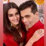Kriti Sanon Instagram - Happpiesttt birthday to the most stylish director/producer!! @karanjohar here’s wishing you the bestest year ahead! Filled with love, laughter, blockbuster films and a special someone! ❤️🤗😘 biggg hug 🤗