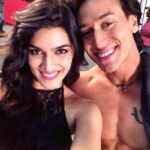 Kriti Sanon Instagram - We started out together.. in the same boat, equally excited, equally lost, equally fascinated by this world..I saw his hardwork, his discipline and passion and i knew he’s gonna blow people’s minds away! You’ll always have this super soft corner in my heart Tiggyyy!🤗😘❤️ @tigerjackieshroff i feel so so happy seeing you fly higher and higher(literally too!😜) Happy 5year Anniversary 😜 lol.. i feel its time for Heropanti2 .. What say? 😉❤️