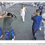 Kriti Sanon Instagram - Walk like you have three men walking behind you.... err.. and five in the front! 💃🏻 Lol.. 🤣 This is such a cool click!!! 😍😎 #everyroadisyourrunway