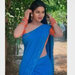 Leesha Instagram – Good day guys 💙 🧡 
Happy week ahead 🥰
Keep smiling ☺️ 
#instapost #leesha #leeshacharles #tamilactress #sareelove Chennai, India