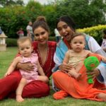 Lisa Ray Instagram – Family portrait with shona @sayanigupta between shots on the set of #4MoreShotsPlease (trying to find non-spoiler photos with @banij but I can’t!) This was ‘bring your Soufflé to work day’, because, you know, working moms 😂✌🏼❤️ We didn’t have a cast and crew screening for @4moreshotspls S2 (because, you know, pandemic) so I’m sending out massive love and cheers to the fabulous, generous, Uber talented girl gang.
Man, this season is…something. L.I.T. The antidote to all the dire news, but still complex and entertaining and all heart. 
Love y’all and raising my glass to all of you  @rangitapritishnandy @nupurasthana @nehapartimatiyani @devikabhagat7 @misschamko @sayanigupta @shibanidandekar @iamkirtikulhari @maanvigagroo @banij @aasthasharma @reannmoradian 
Humbled to have been part of this ride. 
#futureiafemale #4moreshotspleaseS2 @primevideoin