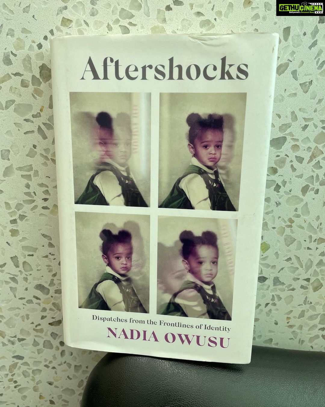 Lisa Ray Instagram - I always reach for stories about blended blood. Not only because of my own mixed identity but for the potency of observation and perspective that individuals who fit in neither here nor there carry. Aftershocks is more layered than a personal history, blending in as it does political history from Ghana, Armenia, Uganda and the many locations that Nadia, child of a UN employee, current New Yorker, has experienced. The topography she covers is sharp, covering mental illness, abandonment and family secrets, but with hope and illumination chasing the shadows of her lived experiences. What a memoir. This is why we read. #aftershocks @wheresnadia