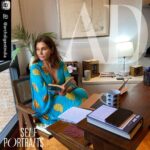 Lisa Ray Instagram - Repost from @archdigestindia using @RepostRegramApp - The beautiful Lisa Ray (@lisaraniray) gives us a peek inside her home office, and opens up about her time during this lockdown. #letsmakeitwork # "I’m an introvert and have recently veered into full time literary pursuits, so working from home is not an emotional burden. But in these unprecedented times, I’m very conscious of the privilege of having a safe, comforting, fortified, attractive environment so I’m taking this time to reflect, meditate and write because all progress, enlightenment and empathy begins at home." # If you too have designed and styled a home office, share it with us! Simply post it to your Insta feed, tag us and use our hashtag #LetsMakeItWork We're waiting to see how you’re making this work! #architecturaldigest #ADIndia #letsmakeitwork #homeoffice #interiors #design #lisaray @baro.india @srilachatterjee Wrap turquoise dress @anupamaadayal