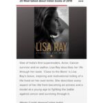 Lisa Ray Instagram – Thank you @toi_books for naming @closetothebone.book as one of the twenty most talked about in 2019. I am so humbled and grateful to readers for showing love and support to my writing debut. I promise there’s many more books coming your way. Thanks always to  @diyakar73 @jilpanz @shabnamsriv @jayapriyavasudevan @harpercollinsin for believing in me and my words 🙏🏼 #ClosetotheBone is currently available in India on @amazondotin @flipkart and in bookstores. 
Some very interesting announcements for my memoir coming your way soon ✌🏼🙏🏼