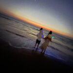 Lisa Ray Instagram - Oh, these sunsets, sand whistling through our hair, luminescence pinned to our hearts. #Goa