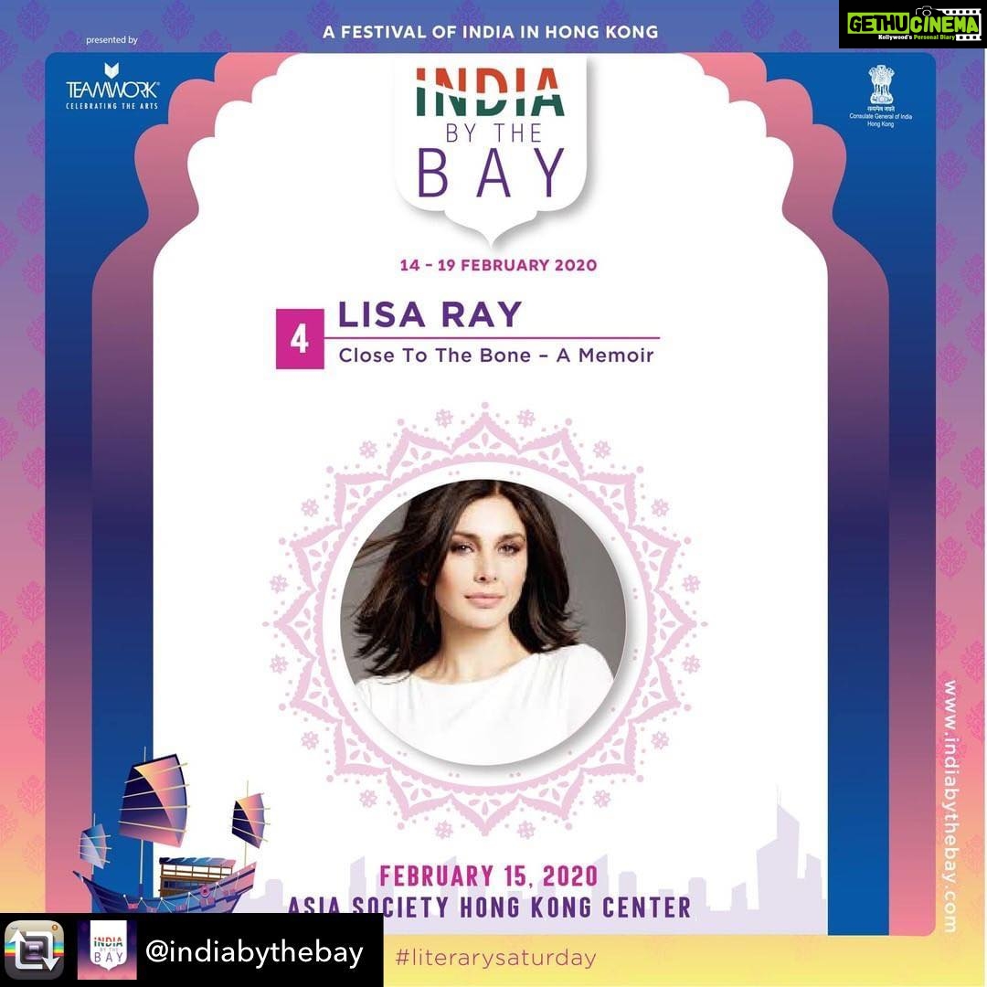Lisa Ray Instagram - Hello #HongKong! Visiting my former home for a very special evening 🙏🏼 Repost from @indiabythebay using @RepostRegramApp - At #IBB2020, @lisaraniray will discuss ‘Close to the Bone’, her deeply moving and personal account of her nomadic existence. Join the actor, cancer-survivor, and one of India’s first supermodels, live at @asiasocietyhk for #LiterarySaturday. Visit the link in bio for more information. . . . #literaturelover #literaturefestival #literaturestudent #literatureart #literatures #literaturewriter #literaturevent #literatureseries #literatureday #literatureevening