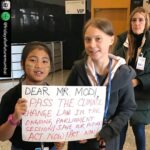 Lisa Ray Instagram - Repost from @fridaysforfuturemumbai using @RepostRegramApp - This is Licypriya kangujam, 8 years old Climate Activist from India. She met with Greta and both of them requested our Honourable Prime minister to pass the climate change law and the declaration of climate emergency in the ongoing Parliament session. These are (@licypriya_kangujam ) her words- "Please save our future. I am with my inspiration @gretathunberg to give more pressure to you and the world leaders. You can't underestimate us. Please pass the Climate Change law in the ongoing winter parliament session." . . . . . . . . . . . . . . . . . . #gretathunberg #fridaysforfuture #schoolstrikeforclimate #globalclimatestrike #greenpeace #climateemergency #climatestrike #climatechange #climatecrisis #mumbaikar #mumbai #protest #climateaction #saveaarey #savemangrove #savetheearth #planetorplastic #saveyourself #saveyourfuture #saveyourchildren #savetheworld #coastalconservation #sustainabledevelopment #climatechangeisreal #unfcc #unenvironment #unitednations