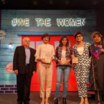 Lisa Ray Instagram - I was awed tonight @wethewomenasia by the diversity of strong female voices represented. Mine is no more important than any other, but together we are a flood, covering a thirsty landscape that needs a female-centric perspective. I love you #India, but you need to listen, deeply to your women. I was simply in thrall of my gracious, articulate and beautiful co-panelists @iamsonalibendre and @tahirakashyap and learned so much from them even in our brief time on stage. (I would have loved to just listen- I am honestly a bit tired and burned out from a hectic month of lit fests) And @barkha.dutt thank you, thank you. You are a force and a beacon and as an aside - I want to turn the tables and interview you one day. So much to learn from and share. Very special shoutout to my love @anaitashroffadajania for just being a catalyst of love; imbuing meaning and authentic emotion into fabulous clothes and the fashion biz. Thanks to my sister @dipikablacklist for organizing to have my babies present. Love your heart and how meticulously you curated the culinary offerings. Love you all 🙏🏼 @wethewomenasia #womenunite #openingdoors Wearing @vipulshahbags MUH @goldandglittr Pic: borrowed from @iamsonalibendre
