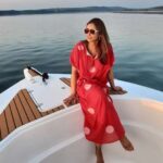 Lisa Ray Instagram - Thank you @goa.cruise.kayaking.sup for a divine dusk experience on Chapora river. And of course @dipikablacklist for the reco ❤️