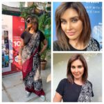 Lisa Ray Instagram - Thank you @tatalitlive and @thepostcarder for a fun and slightly ferocious session @prithvitheatre for #ClosetotheBone Wearing @latasita upcycled sari-slacks MUH @nikharproartist #zerowastefashion