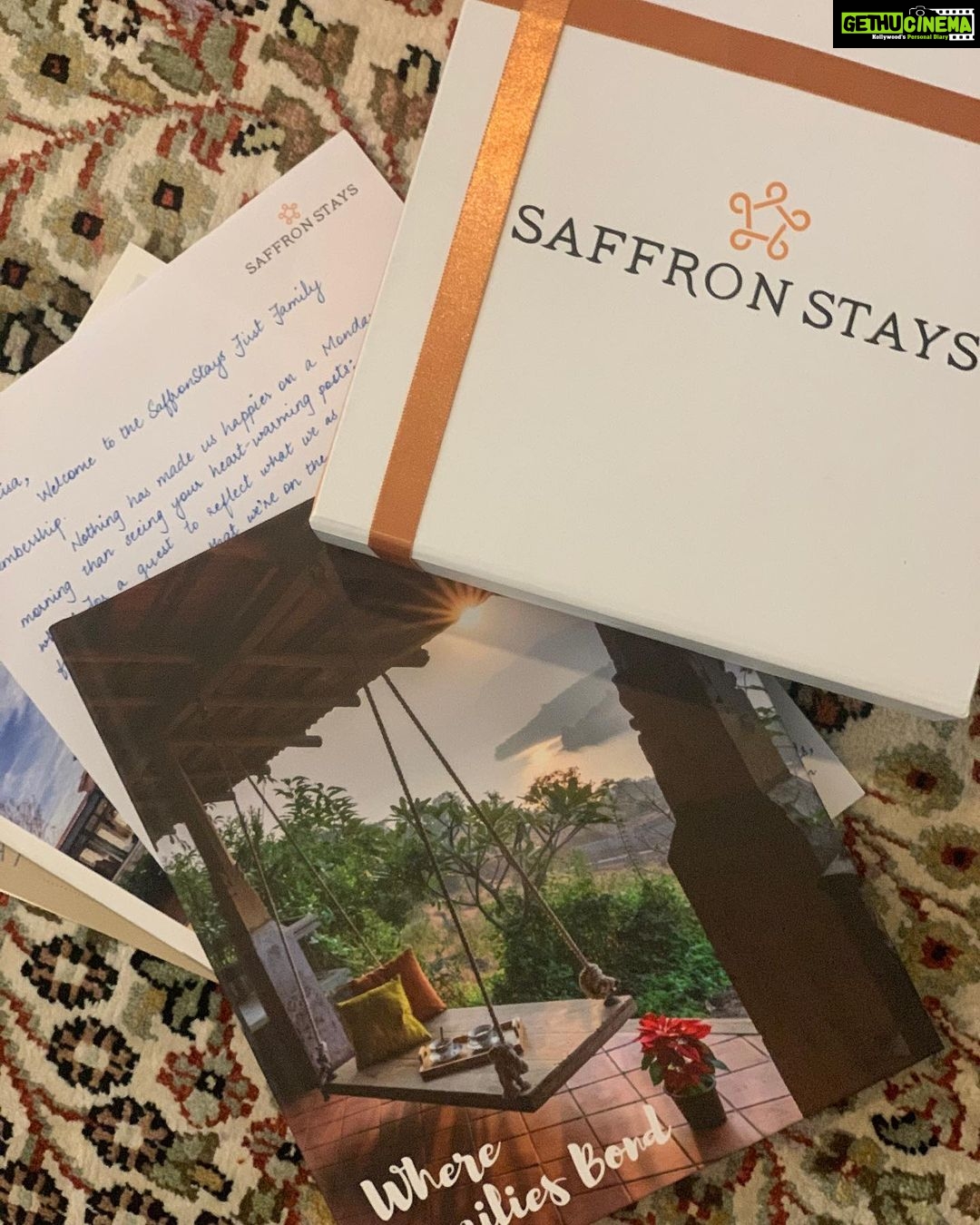 Lisa Ray Instagram - Thank you my friends @saffronstays for unearthing ethical properties immersed in nature across India where one can disconnect and reconnect with ourselves and the people we love. I’ve already experienced two nourishing stays and can’t recommend the experience highly enough. #SaffronStays #ComeBacktoYourself