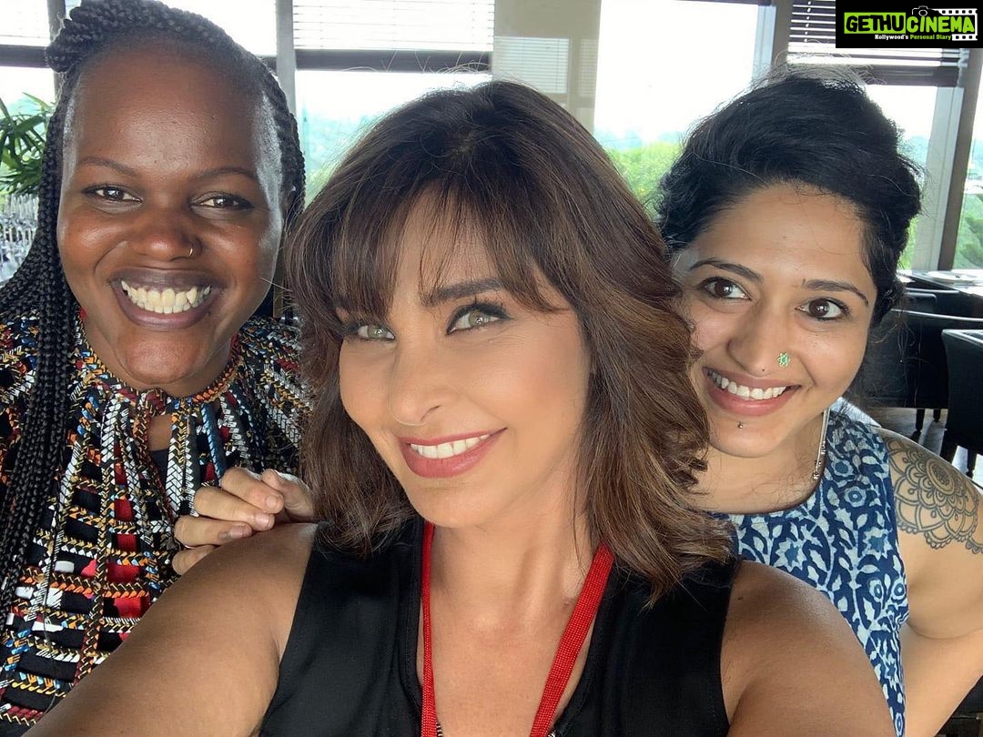 Lisa Ray Instagram - Writers supporting other writers on that harrowing, existential, dread-filled journey to offering up a book to the world, is a very particular tribe. While we often behave as islanders, there is a kindness greater than solitude on the writing journey, and that’s the company of ‘those who know’. I had the great pleasure of lunching with two exciting new voices; @messycooking_alwaysvegan whose book #TheBodyMyth captivated me on so many levels and Kenyan talent @shirokoinange whose book #TheHavocofChoice is creating buzz on the eve of its launch. I have so much admiration for these women and can’t wait for our next saucy and spirited meet.