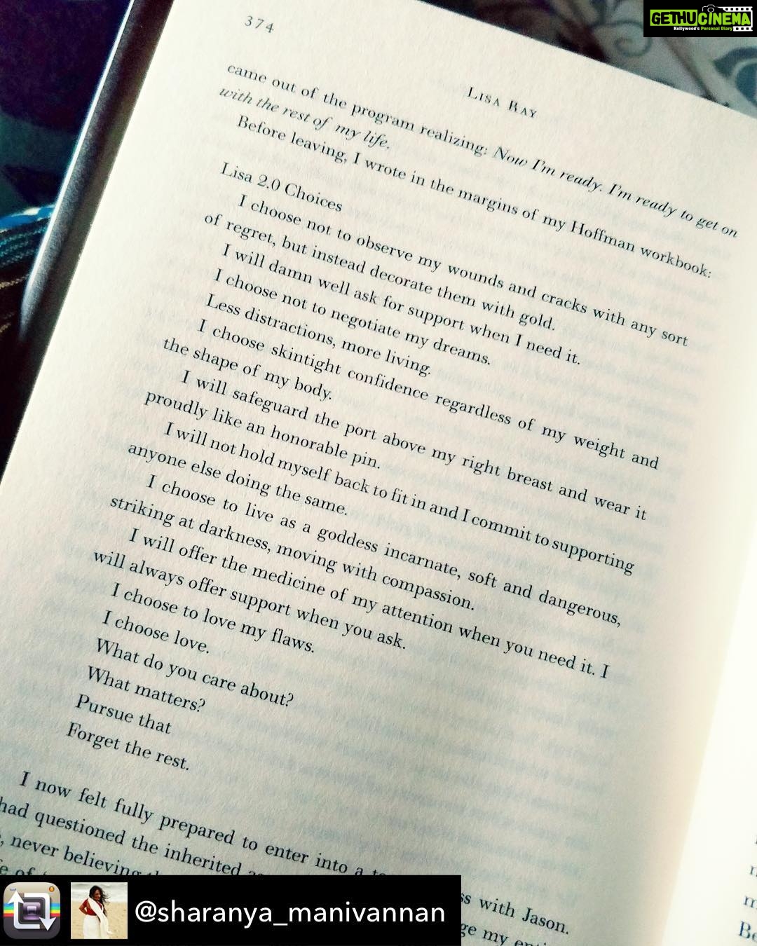 Lisa Ray Instagram - Humbled by these words from an author I deeply admire ❤️ Repost from @sharanya_manivannan using @RepostRegramApp - This inspiring manifesto, from near the end of @lisaraniray's incredible memoir, #CloseToTheBone. So full of heart, spirit, clarity - reading it made me feel centred, grounded, recommitted to my own journey in a powerful way. . . . . . . . . . #bookstagram #selflove #readwriteunite #authorsofinstagram #LisaRay #igersindia #bookish #wordstoliveby