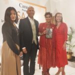 Lisa Ray Instagram – A truly magical night in Delhi. An honour to be hosted at #CanadaHouse in celebration of #ClosetotheBone. I was touched to see so many guests and beloved faces brave the smog. On reflection, it was also a very unique opportunity to marry my dual identities – Indian and Canadian- after a lifelong struggle with identity and the notion of where I belong in the world. with identity Special thanks to His Excellency Nadir Patel, Jennifer and the team at #CanadaHouse @harpercollinsin and @canadainindia for an evening of bridging worlds through stories and generating a particular brand of Indo-Canadian warmth for #ClosetotheBone 
Special shoutout to @alykhanrajani and @aindrilamitra for moderating with a sense of curiosity and fun.
Wearing @goodearthindia 
MUH @kiran_chhetri92
#IndoCanadianencounters #ClosetotheBone @harpercollinsin