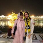 Lisa Ray Instagram – A beautiful Darshan made all the more beautiful by the presence of my stunning inside-and-out niece @gia_sandhu Harmindar Sahib – Golden Temple Gurunagri .,amritsar,punjab