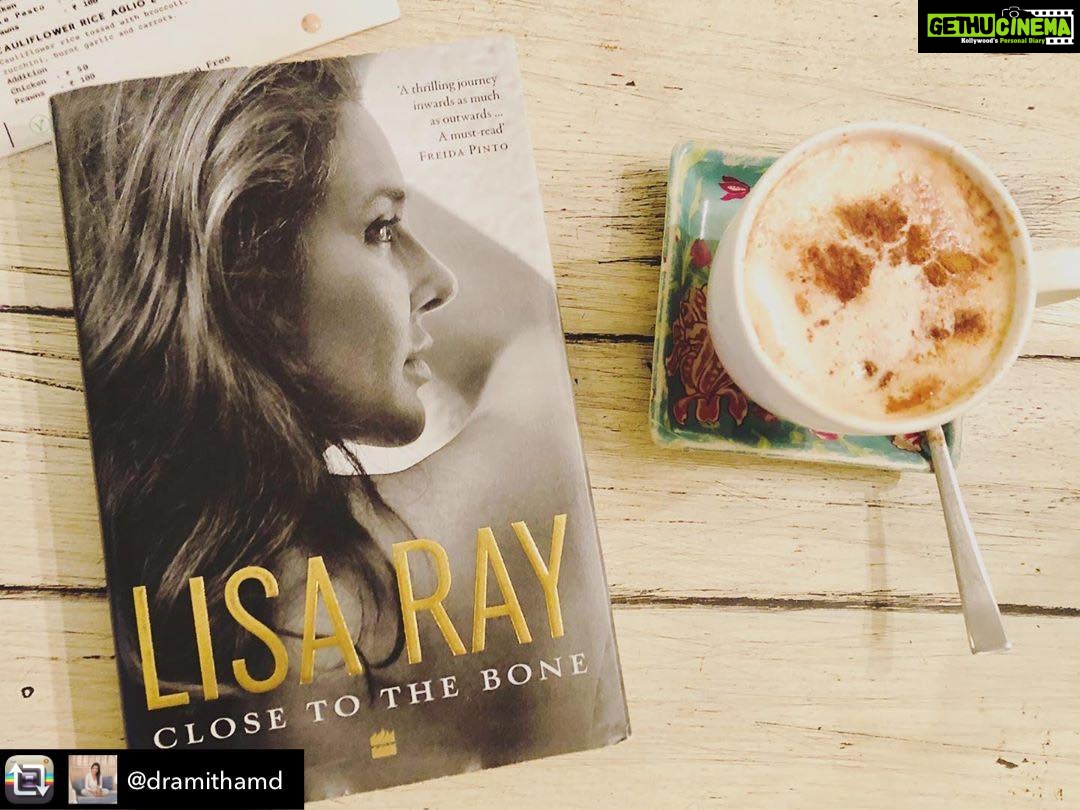 Lisa Ray Instagram - Repost from @dramithamd using @RepostRegramApp - Winding down a day of reporting on #artificialintelligence for #health in #India with @lisaraniray incredible memoir, about her life and personal health battle with multiple myeloma. Resilience is earned & learned, never given. Thanks for the reminder. (Also: I believe the book will be released worldwide soon).