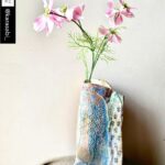 Lisa Ray Instagram - Repost from @karasabi_ using @RepostRegramApp - “I must have flowers, always, always.” ~Monet . . . . . . . . #handmade #handbuilt #ceramics #clay #rakuclay #sculpture #texture #pattern #print #marks #slowdesign #wabisabi #sculpture #rustic #decor #ceramicsculpture #ceramicsofinstagram #contemporaryceramics