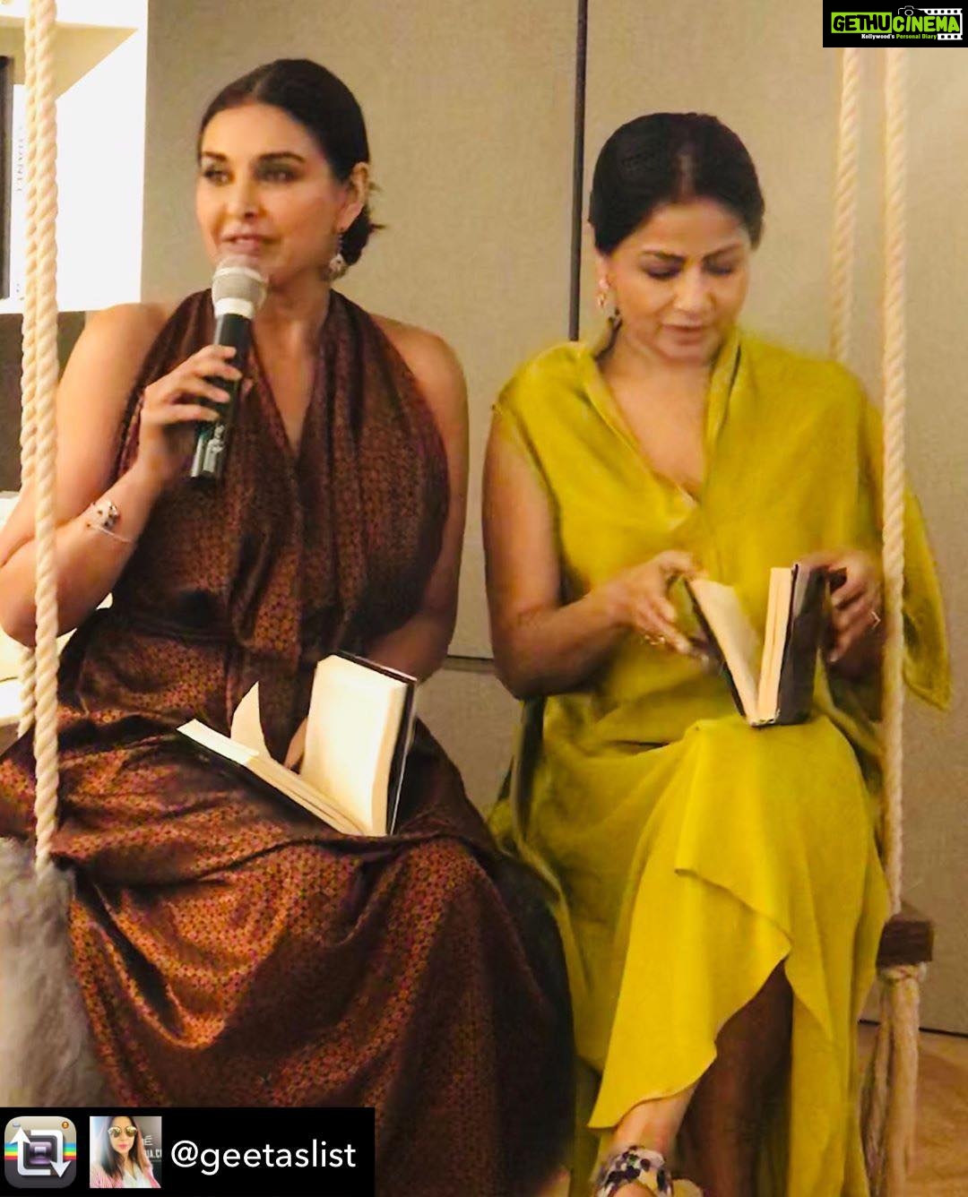 Lisa Ray Instagram - Repost from @geetaslist using @RepostRegramApp - #aboutlastnight Author Lisa Ray @lisaraniray and Melange’s Sangita Kathiwada host the first Life stories salon at Her Story jewels @herstoryjewels a concept store at Altamount road . Very intimate and exclusive with lots of laughs and sharing and of course Lisa reading passages from her book - she writes really well and manages to make the personal, universal . Delightful evening and the beginning of a new way of engaging with My Story. #jewellery #diamonds #mystory #herstory #weallhaveastory #salon #lifestories #herstoryjewels #ClosetotheBone @harpercollinsin