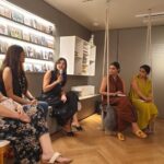 Lisa Ray Instagram – Sharing is caring ❤️😜 the best salons evoke an intimate, feet up on the sofa, oil in hair chat even if we’re elegantly coiffed. Thanks #HerStory and @sangitakathiwada for helping bring together a sharing circle for #ClosetotheBone