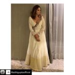 Lisa Ray Instagram - Repost from @aditiguptaofficial using @RepostRegramApp - Lisa Ray @lisaraniray looks stunning in our ivory Anarkali with hand embroidered details!! . . . . #aditigupta #lisaray #celebfeature #embroidery #handmade #fashion #embroideryart #art #handembroidery #chanderi #kota #design #style #love #designerwear #luxuryclothing #luxurydesigners #embroiderydesign #india #traditional #handwork #needlework #sewing #designer #ethnic #indiandesigner #embroiderylove