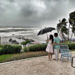 Lisa Ray Instagram - Rain. Lovers. Wind. Goa. Vagator Beach