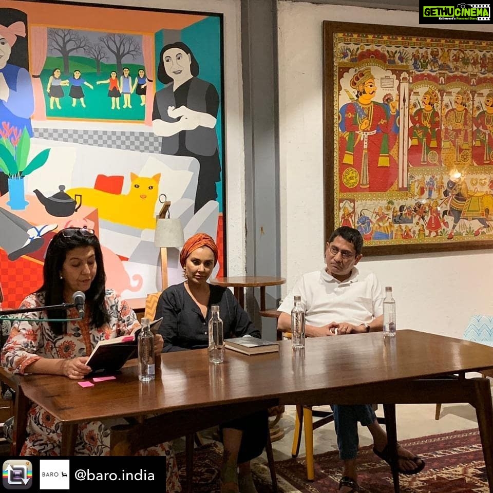 Lisa Ray Instagram - Repost from @baro.india using @RepostRegramApp - BARO HAPPENINGS | LISA RAY BARO was the perfect venue for Lisa Ray’s remarkable book that moved so many people that, despite the inclement weather, we had a full and engaged House. Anahita Uberoi read with so much feeling that Lisa herself thought her writing was lifted to another level, and Swapan Seth started the conversation that would have us all enthralled. Not just a great writer but an equally amazing speaker, Lisa and her book “Close to the Bone” ensured it was an intimate and warm gathering of people who just fell lucky to share the experience. In true BARO style, the evening was accompanied by refreshments from @veen.official and @rawpressery #BAROHappenings #EventsatBARO #Friday #MovieNight #MovieScreening #events #popup #FridayFun #FridayNight #FactFriday #FreebieFriday #TGIF #WeekendVibes #FlashbackFriday