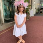 Lisa Ray Instagram – Ready for her close up, Soleil posing on the red-ish carpet of the @fairmontroyalyork in Toronto wearing gifts from @nfenby maushi and ballet slippers from daddy.
Yes, we are on the move.