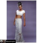 Lisa Ray Instagram – Repost from @payalsinghal using @RepostRegramApp – #PS20: This year we celebrate 20 years of ‘Payal Singhal’ 
Along the way, there have been some defining moments which I would love to share with you all.

Dressing the Millennial Indian Bride since 1999! This outfit was made for Gayatri Joshi @gayatrioberoi for the Miss India Pageant where the segment theme was ‘Millennial Brides’. Since modernising Indian bridal wear has been at the heart of the label since its launch, this piece was one we enjoyed creating. We skipped conventional bridal colours and silhouettes with this all-white hand embroidered set that featured a crop top and a slip-on pedal-pushers-cum-sheer lehenga minus the dupatta. Seen here on the lovely @lisaraniray 
#PayalSinghal #PSGirls #PSStories #PSRunway #BridalWear #White #CropTop #Throwback #WhiteWedding #OffTheRunway #PSBride #Lehenga #Embroidery #Sheer #LisaRay