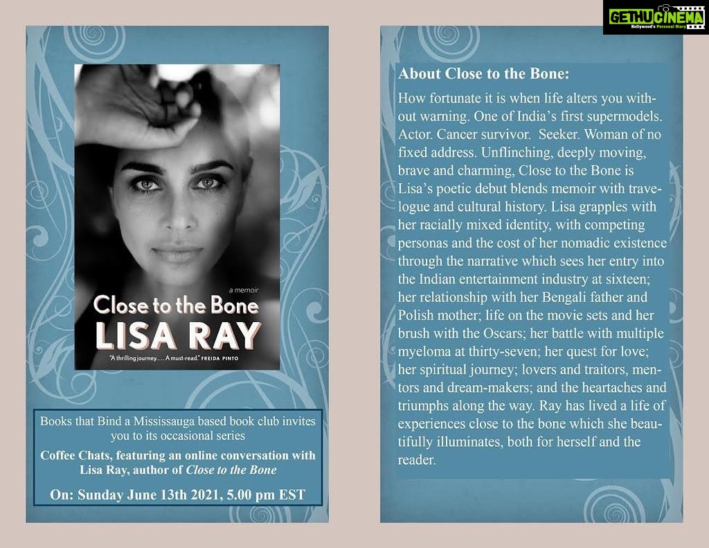 Lisa Ray Instagram - Here’s a chance to engage in meaningful banter with a wonderful book club #BooksthatBind on June 13th at 5 pm EST. . Email meenakshi@desiresources.ca if you’d like to join in. . @meenakshialimchandani @doubledayca