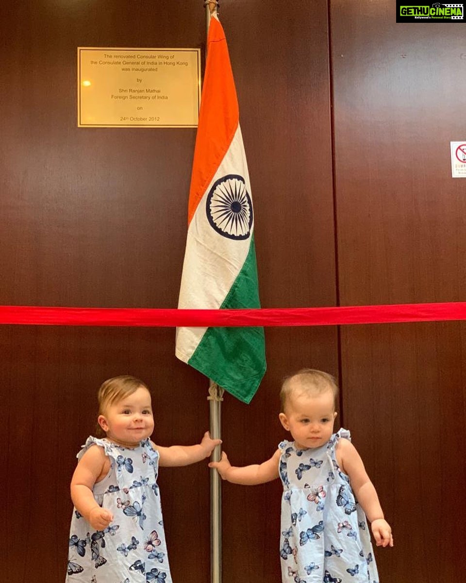Lisa Ray Instagram - Very proud moment for the Ray-Dehni clan as #Soufflé gets their OCI cards to become official citizens of India. We are not a jingoistic family but India is the land that has nurtured me, watered me, and where we as a family, have deep roots and strong emotional connections. We identify as earth citizens, who have lived and worked all over this beautiful blue marble, but belonging to India - Ma Bharat, whatever you want to call it- is fundamental to our sense of home and identity. #thankyouIndia #JaiHind