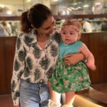 Lisa Ray Instagram - Mama and Soleil @indigodelicatessen Mama wearing her fav shirt from @thelabellife