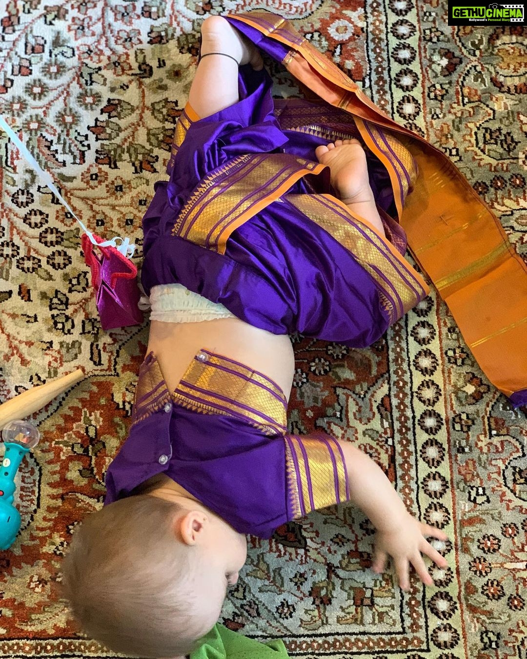 Lisa Ray Instagram - Both mama and Sufi get a bit unravelled at the end of a party. We are sensitive types, both prone to nap attacks, a misunderstood phenomenon where once over stimulated, you spontaneously drop to the floor in a daze π (like Garfield the cat) #HappyBirthdaySouffle @preetasukhtankar